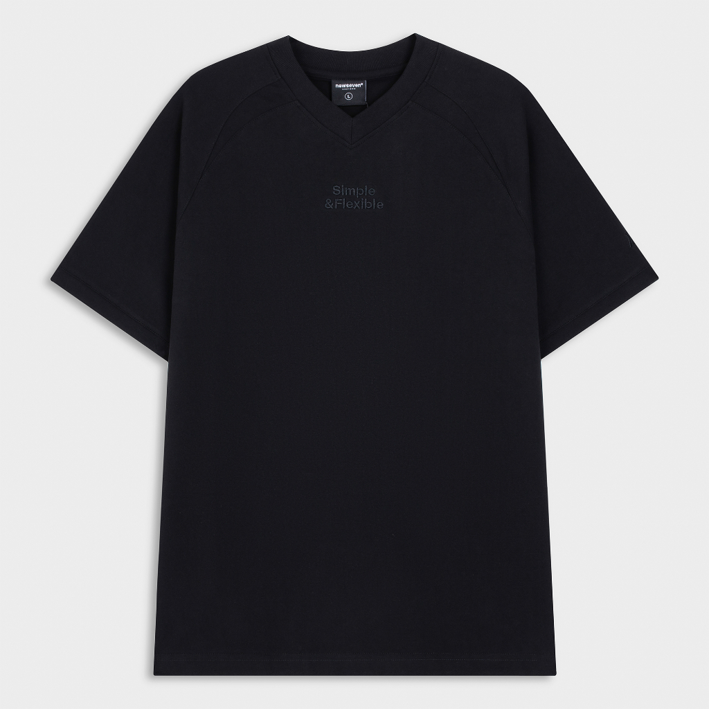 Áo Thun NEWSEVEN Heart - Neck Basic T-Shirt AT.247