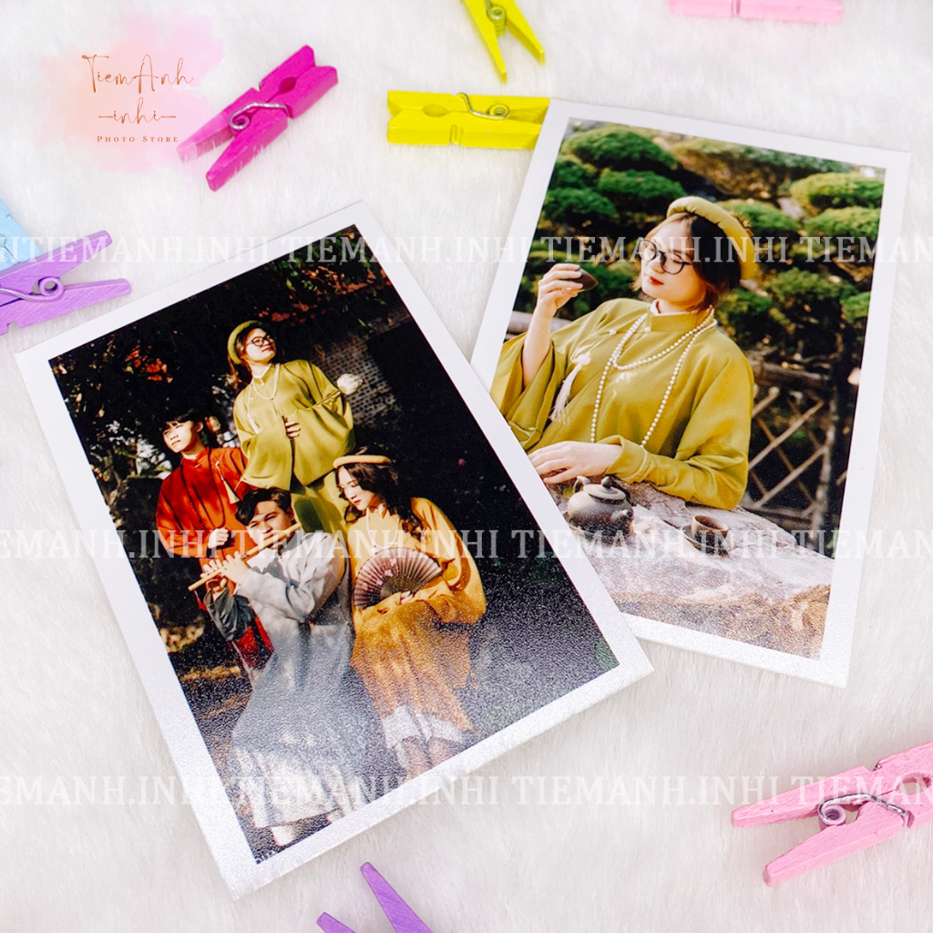 IN ẢNH 1K IN HÌNH POLARIOD THEO YÊU CẦU - ĐA DẠNG KÍCH THƯỚC 6x6,6x9,5x7- CHUẨN MÀU CỰC NÉT - KHÔNG PHAI LEM MỜ MÀU