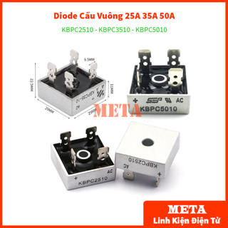 Diode cầu vuông 25a 35a 50a 1000v kbpc2510 kbpc3510 kbpc5010 dip-4