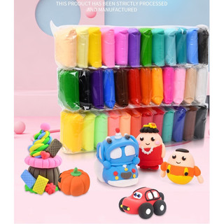 Set 12 - 24 Túi Đất sét tự khô  (Tặng kèm bộ Dao cắt)