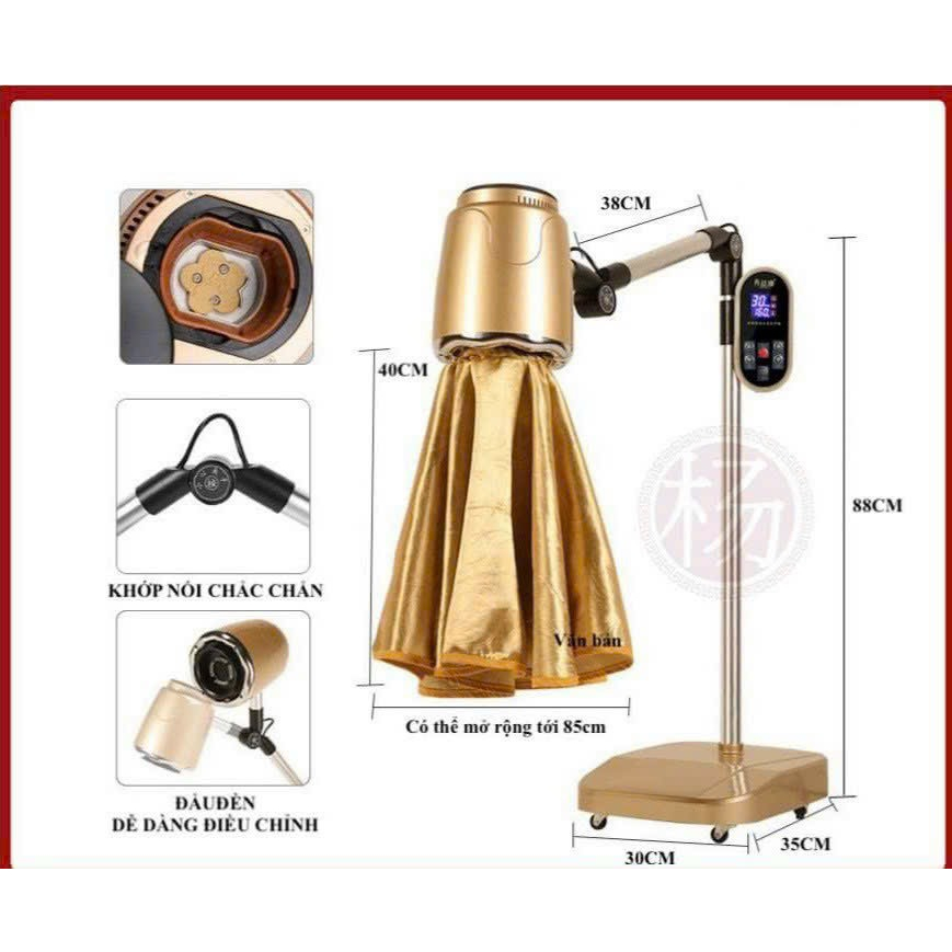 Máy Xông Ngải - Máy Xông Ngải 7 Màu - Máy Xông Ngải Cứu Hồng Ngoại