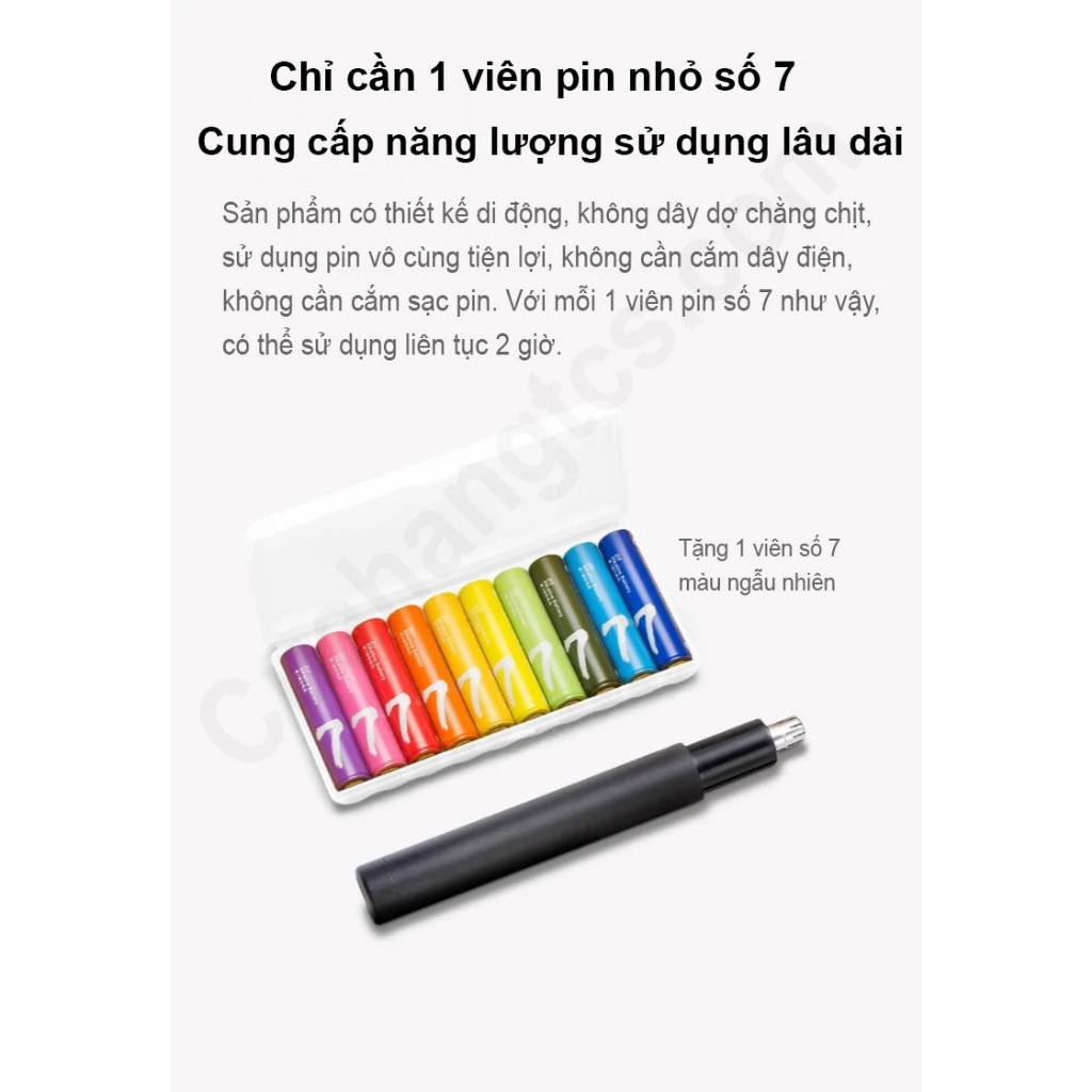 Máy cắt lông mũi ZHIBAI HN1 chính hãng