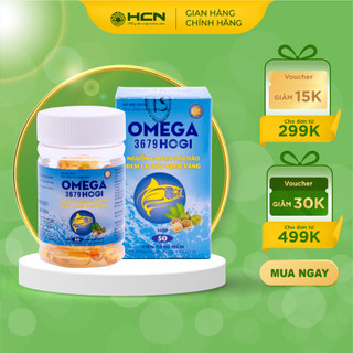  Omega 3679 Hogi HCN Hộp 50 Viên Giúp Tăng Thị Lực Phát Triển Não Bộ 