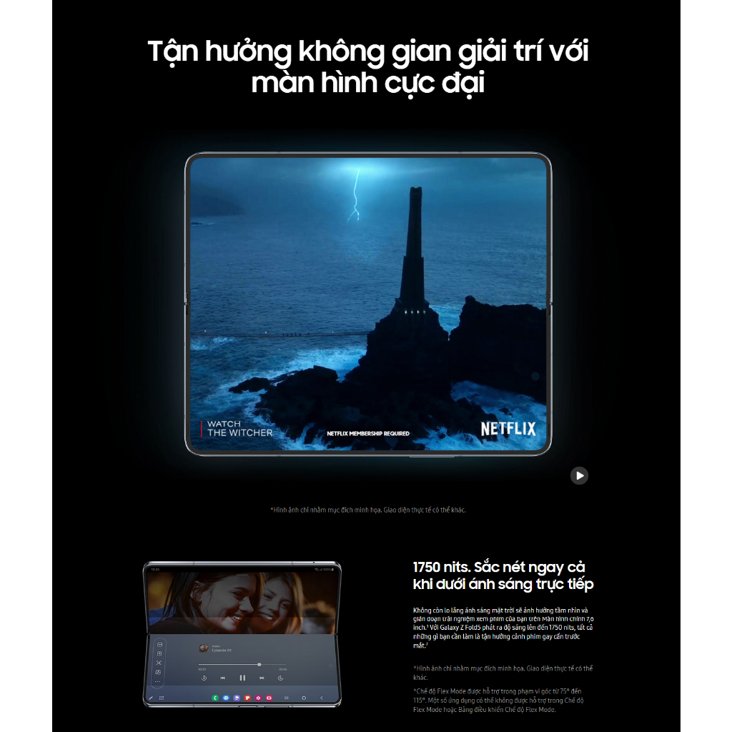 Điện Thoại Samsung Z Fold 5 12GB 256GB Hàng chính hãng