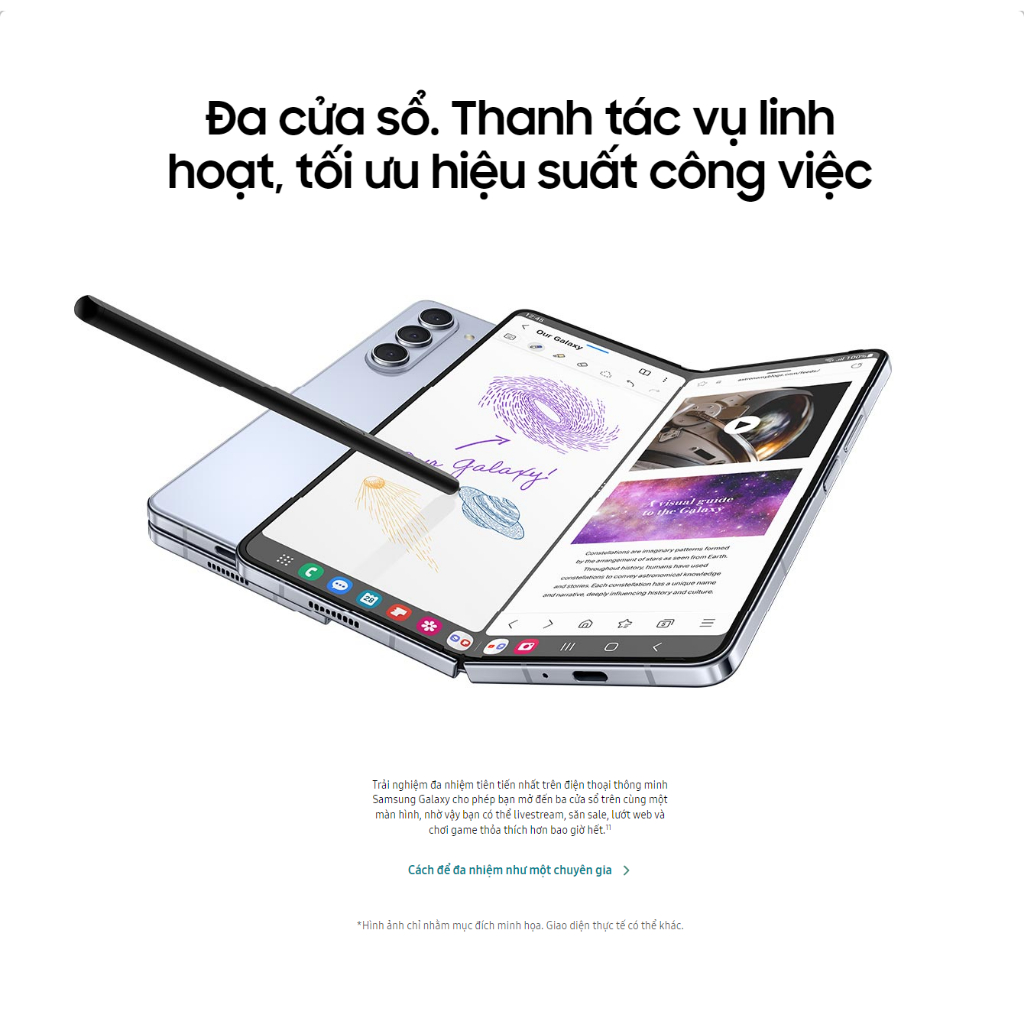 Điện Thoại Samsung Z Fold 5 12GB 256GB Hàng chính hãng