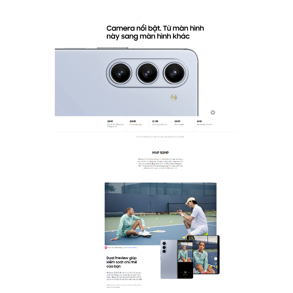 Điện Thoại Samsung Z Fold 5 12GB 256GB Hàng chính hãng