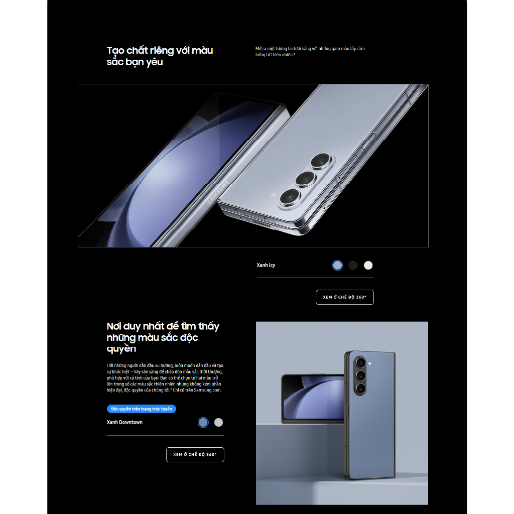 Điện Thoại Samsung Z Fold 5 12GB 256GB Hàng chính hãng