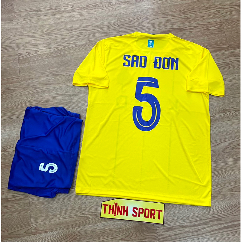 Quần áo bóng đá Al Nassr, Ronaldo, quần áo bóng đá in tên số theo yêu cầu