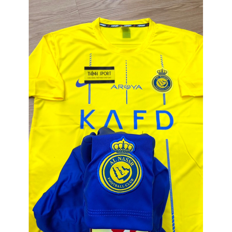 Quần áo bóng đá Al Nassr, Ronaldo, quần áo bóng đá in tên số theo yêu cầu