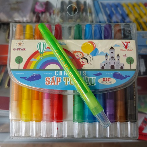 Sáp Tô Màu GS-907 12 màu BM00002