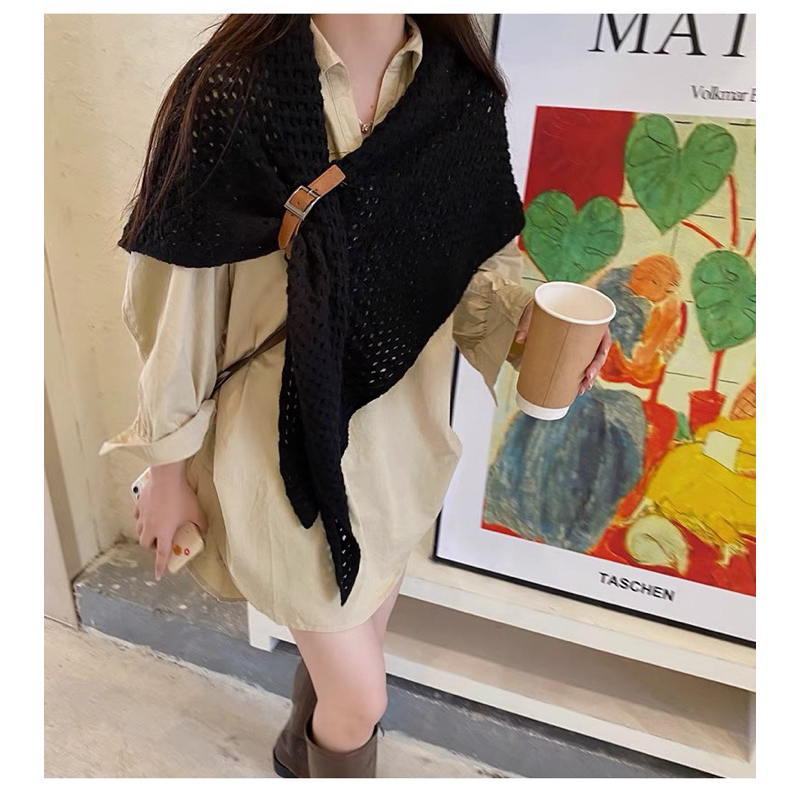 Khăn len choàng hot trend