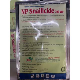 NP - Thuốc xịt ốc bưu vàng SNAICILIDE 700WP (gói 35gr)