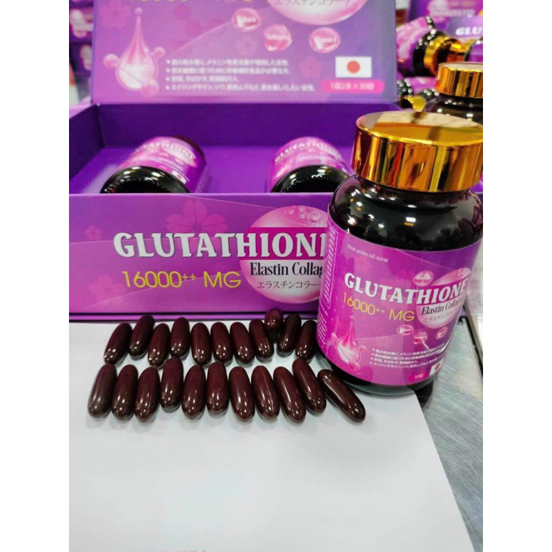 MOIViên Uống Trắng Da GLUTATHIONE 16000mg Trắng Da Mờ Nám Làm Chậm QUá