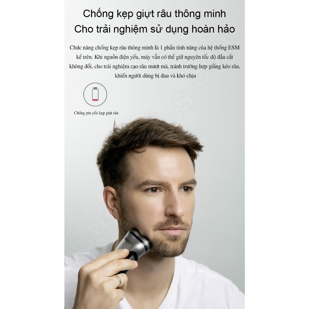 Máy cạo râu Enchen BlackStone Electric Shaver 3D