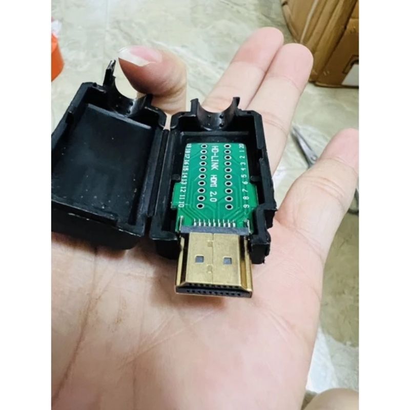 Jack HDMI 19P bắt vít /hàn gồm cả ốp