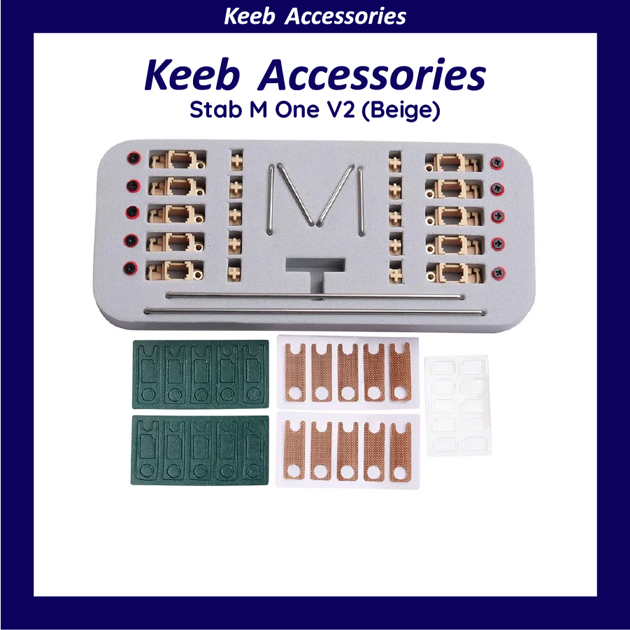 Stab M-One PCB Mount | Thanh Cân Bằng Cho Bàn Phím Cơ | Keeb Accessories