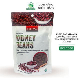 Đậu kidney hữu cơ,đậu thận 200g tốt cho tiêu hóa là sữa hạt,bánh.nấu chè