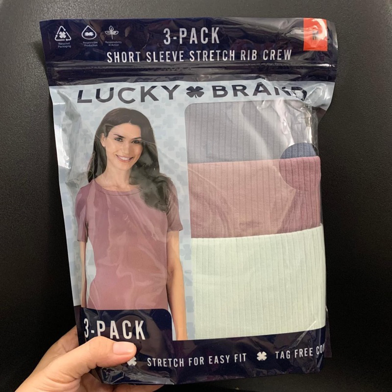 Set 3 áo thun Lucky Brand của Nữ - Size M