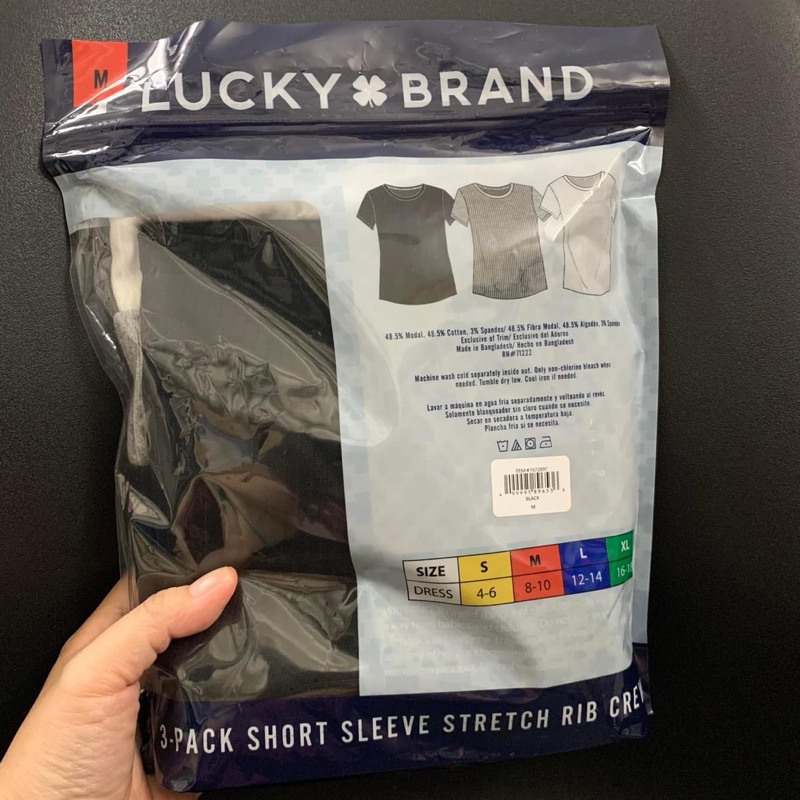 Set 3 áo thun Lucky Brand của Nữ - Size M