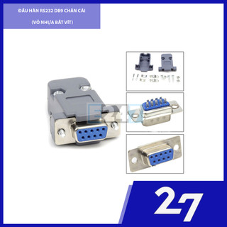 Đầu hàn rs232 db9 chân cái