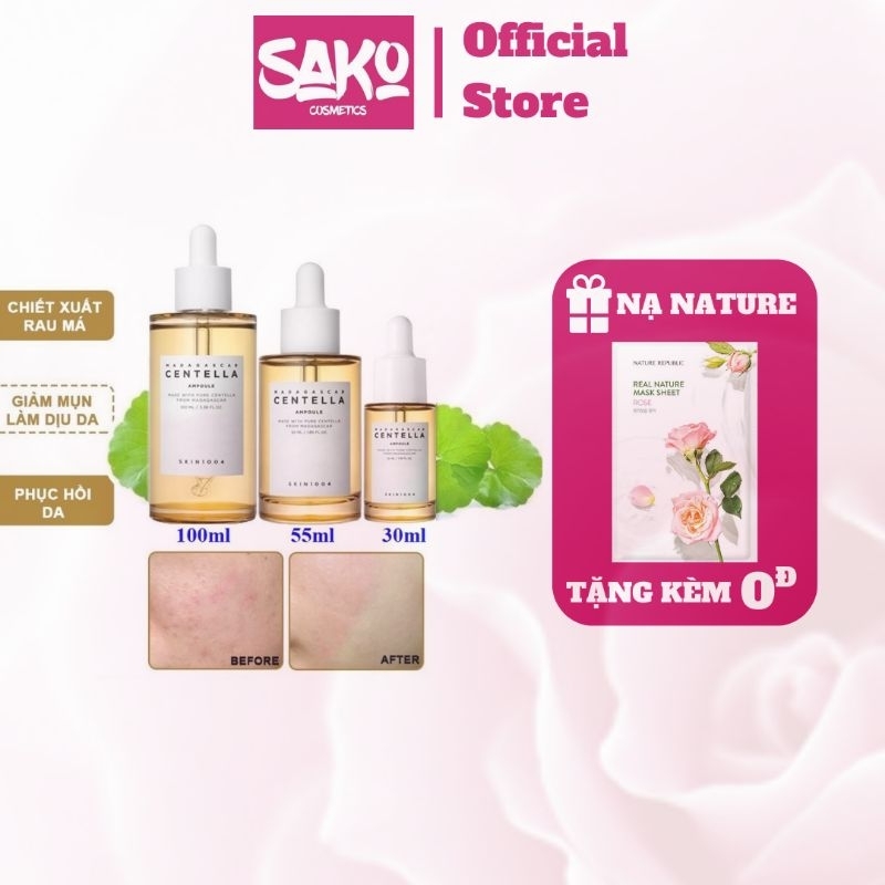 Tinh Chất Rau Má Dịu Nhẹ, Giảm Mụn Skin1004 Madagascar Centella Ampoule