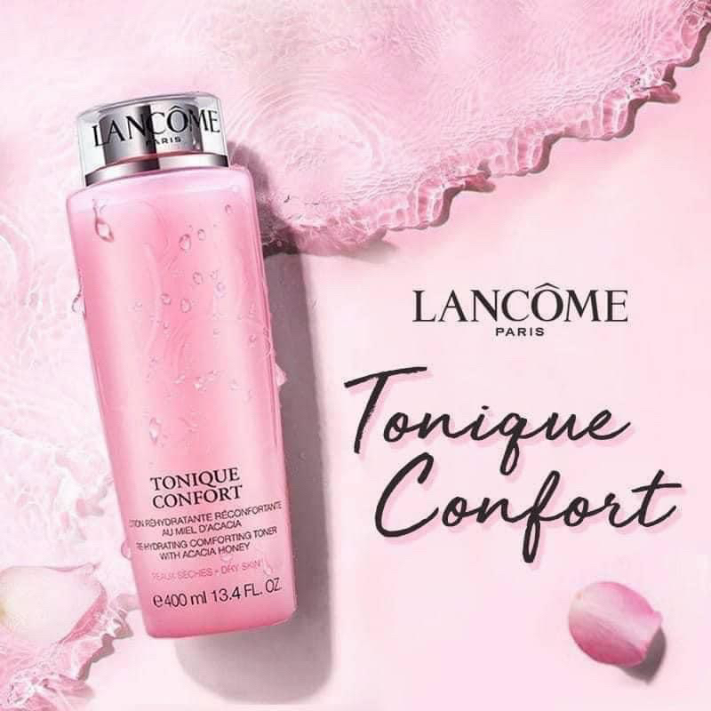 TONER NƯỚC HOA HỒNG LANCOME PARIS TONIQUE CONFORT 400ML