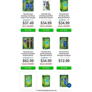 Nicorette Quick Mist Xịt cai thuố.c lá Úc