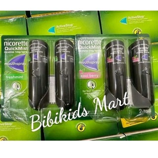 Nicorette Quick Mist Xịt cai thuố.c lá Úc
