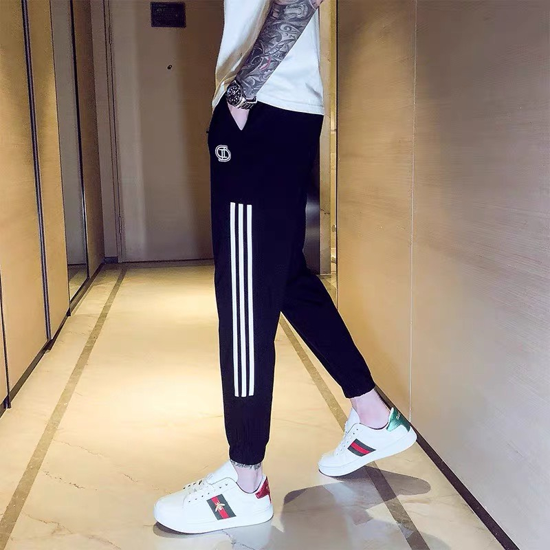 Quần Nam Thể Thao CAMAVINGA Cao Cấp Vải Cotton Xước Co Giãn. Quần Dài Nam Thể Thao Cạp Chun Co Giãn