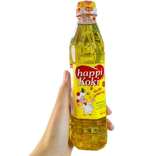 Dầu ăn cao cấp happi koki chai 400ml