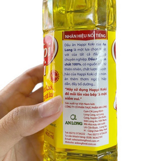 Dầu Ăn Cao Cấp Happi Koki Chai 400ml