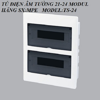 TỦ ĐIỆN ÂM TƯỜNG 24 MPE CHỨA 24 MODUL MCB TS-24