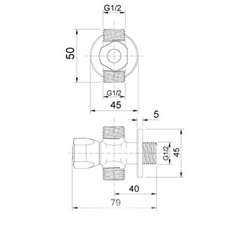 Van chữ T INAX A-703-7