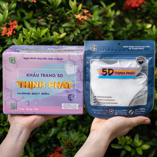 Thùng 100 Chiếc Khẩu Trang 5D Thịnh Phát Người Lớn