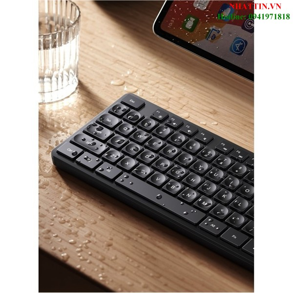 Bàn phím không dây 2.4Ghz chống nước 104 phím Ugreen 90250 cao cấp