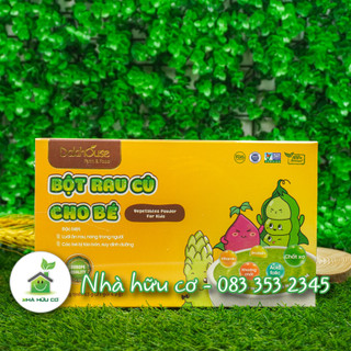 Combo bột rau củ sấy lạnh cho bé ăn dặm Dalahouse 63g - Nhà hữu cơ