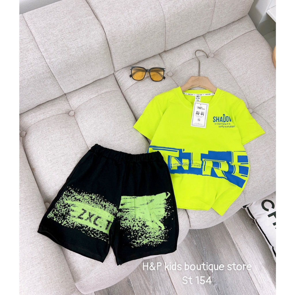 SALE_Bộ cộc chất cotton tàu siêu đẹp cho bé 20-35kg_Thoitrangbeyeu J&B Kids