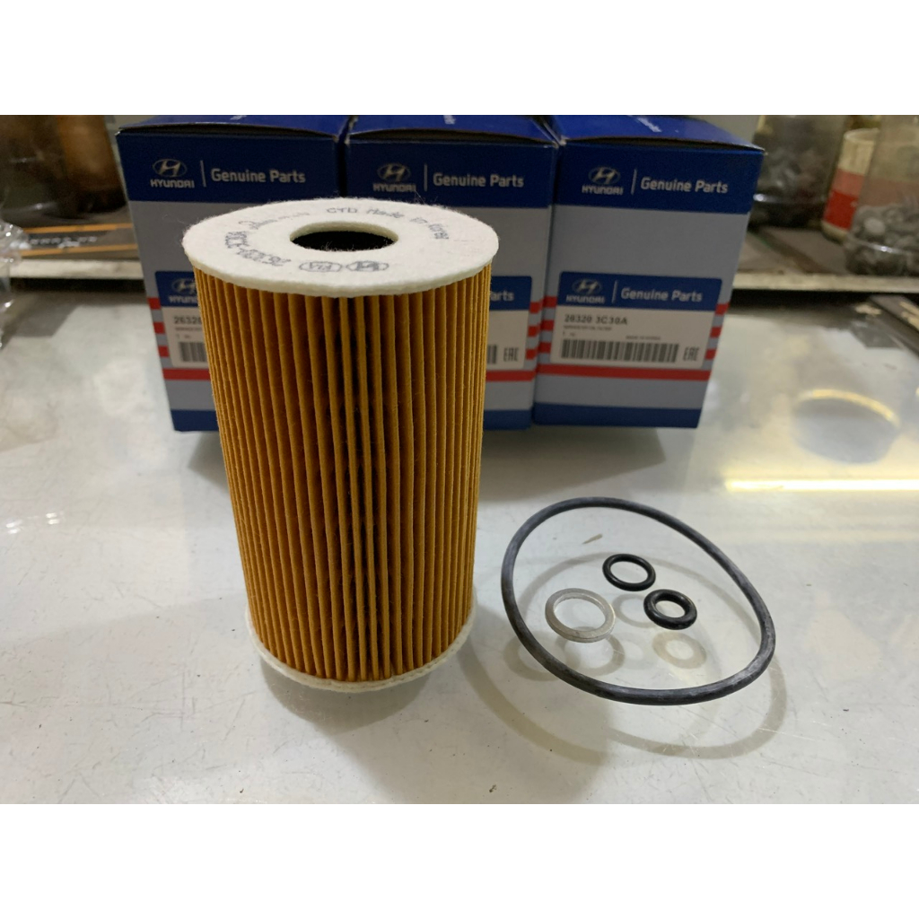 Lọc dầu nhờn, Lọc Nhớt Động Cơ Xe KIA RONDO Máy Dầu, SEDONA, SORENTO... Hàng Chính Hãng HYUNDAI MOBIS