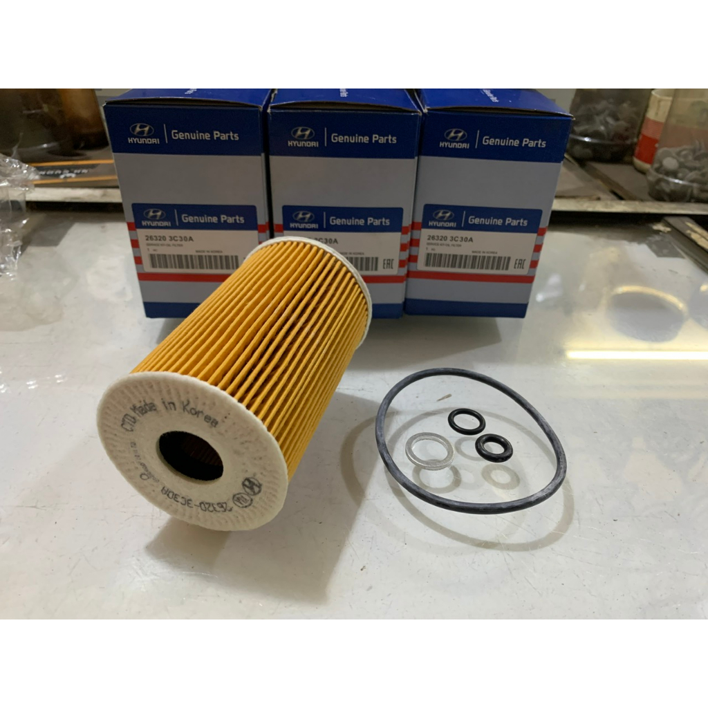 Lọc dầu nhờn, Lọc Nhớt Động Cơ Xe KIA RONDO Máy Dầu, SEDONA, SORENTO... Hàng Chính Hãng HYUNDAI MOBIS