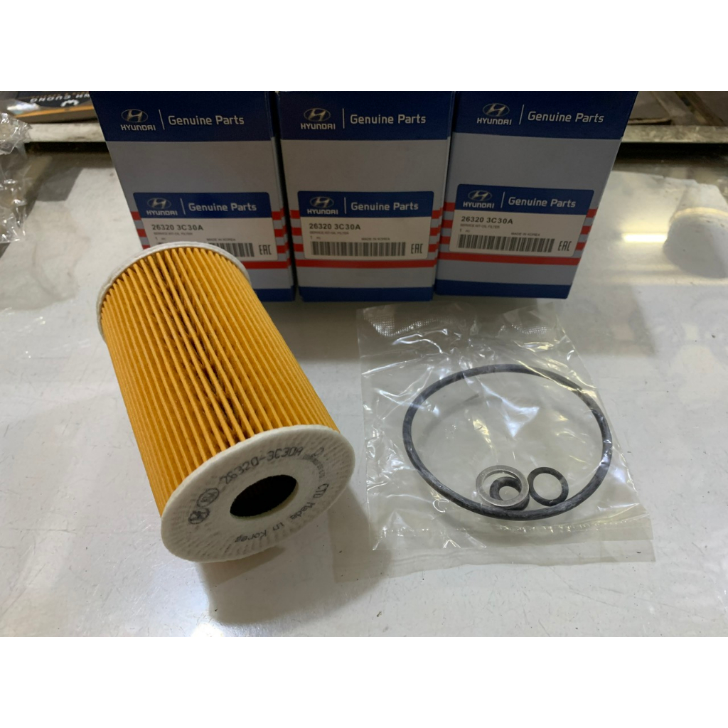 Lọc dầu nhờn, Lọc Nhớt Động Cơ Xe KIA RONDO Máy Dầu, SEDONA, SORENTO... Hàng Chính Hãng HYUNDAI MOBIS