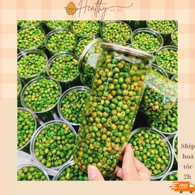 Túi 1kg Đậu Hà Lan Tỏi Ớt Ngon Giòn Ăn Vặt Ngon