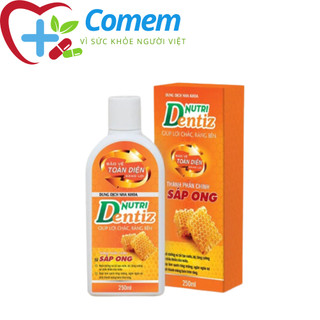 Nước Súc Miệng Nutridentiz Giúp Răng Chắc Khỏe,Hết Viêm Lợi,Chảy Máu Chân Răng