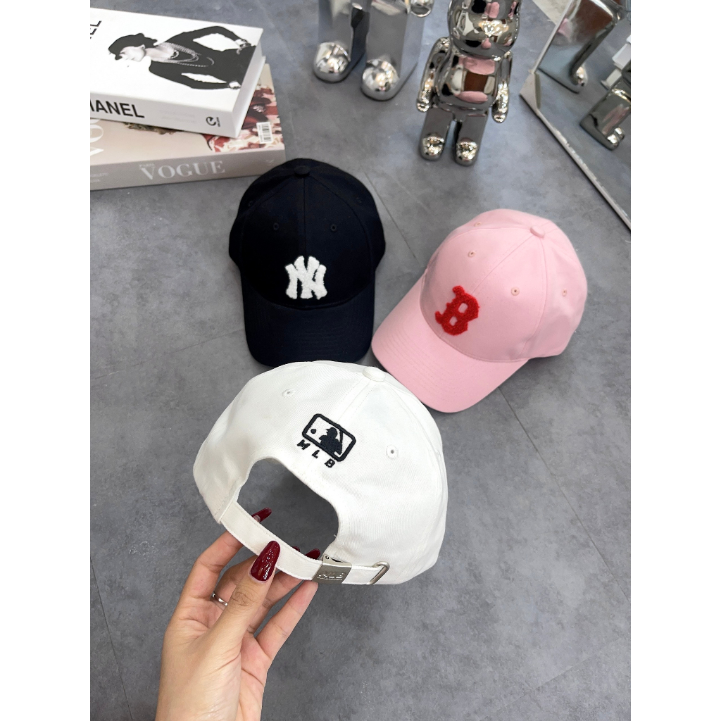 Mũ Lưỡi Trai, Nón M.L.B Thêu Hot Trend Nhiều Màu Sắc Tươi Mới - Hientran Store