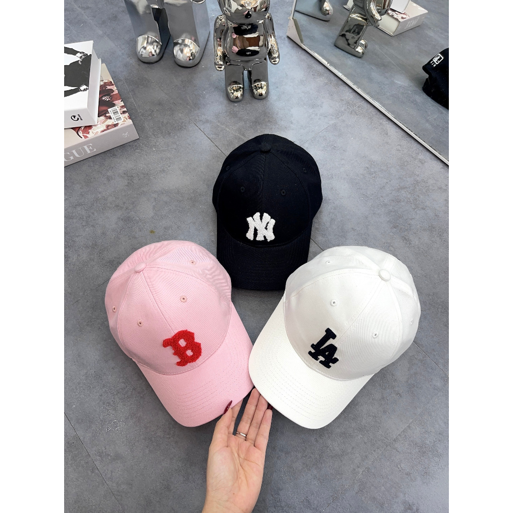 Mũ Lưỡi Trai, Nón M.L.B Thêu Hot Trend Nhiều Màu Sắc Tươi Mới - Hientran Store