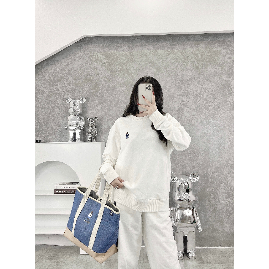 Túi Xách Đeo Vai, Túi chợ W.H.O.A.U cá tính Vải Canvas Đeo Chéo Phong Cách Nhật Bản Thời Trang Cho Nam Nữ