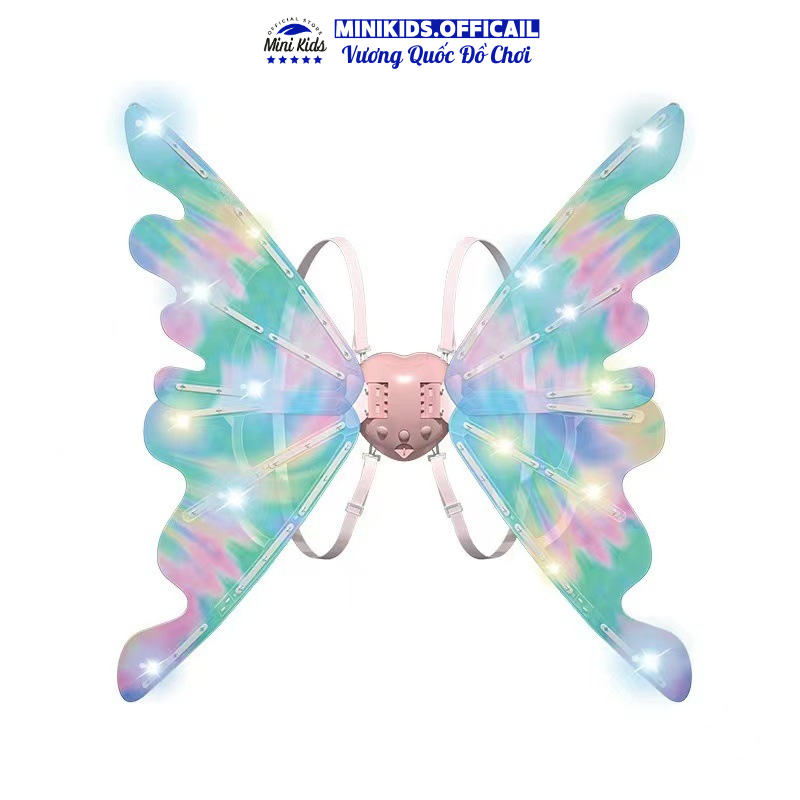 Đồ chơi trẻ em Cánh bướm thiên thần chạy pin có nhạc và đèn led đẹp mắt  - Đồ chơi MiniKids