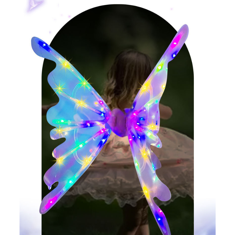 Đồ chơi trẻ em Cánh bướm thiên thần chạy pin có nhạc và đèn led đẹp mắt  - Đồ chơi MiniKids