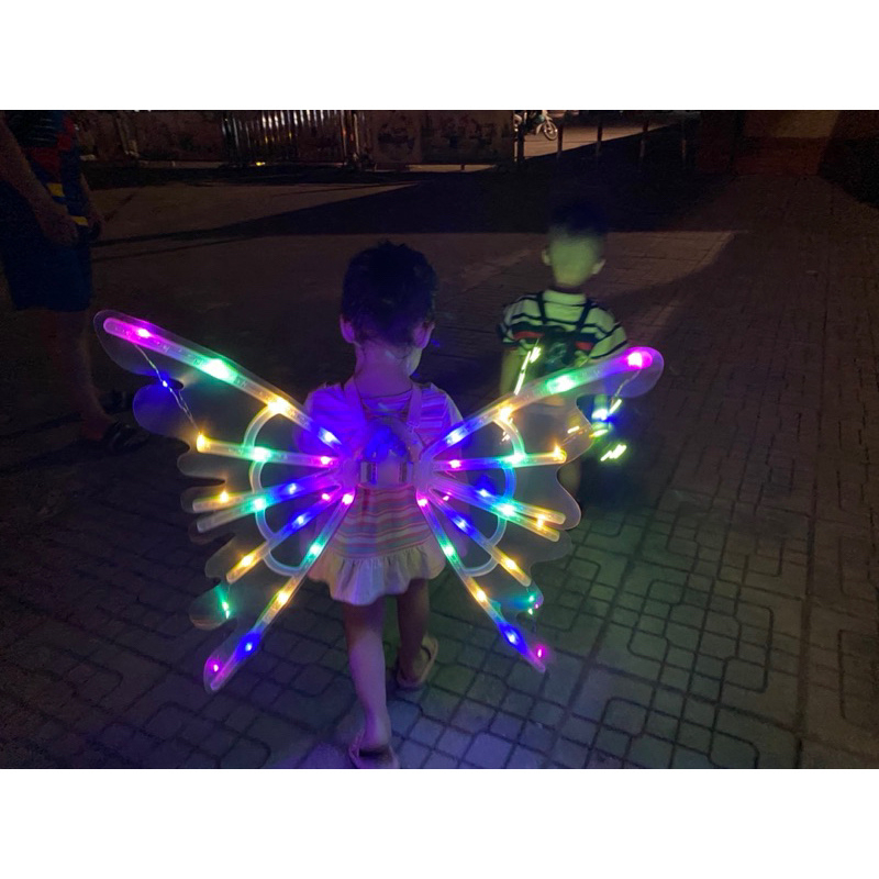 Đồ chơi trẻ em Cánh bướm thiên thần chạy pin có nhạc và đèn led đẹp mắt  - Đồ chơi MiniKids