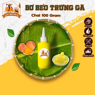 Bơ béo trứng gà 100gr ăn cùng bánh tráng phơi sương