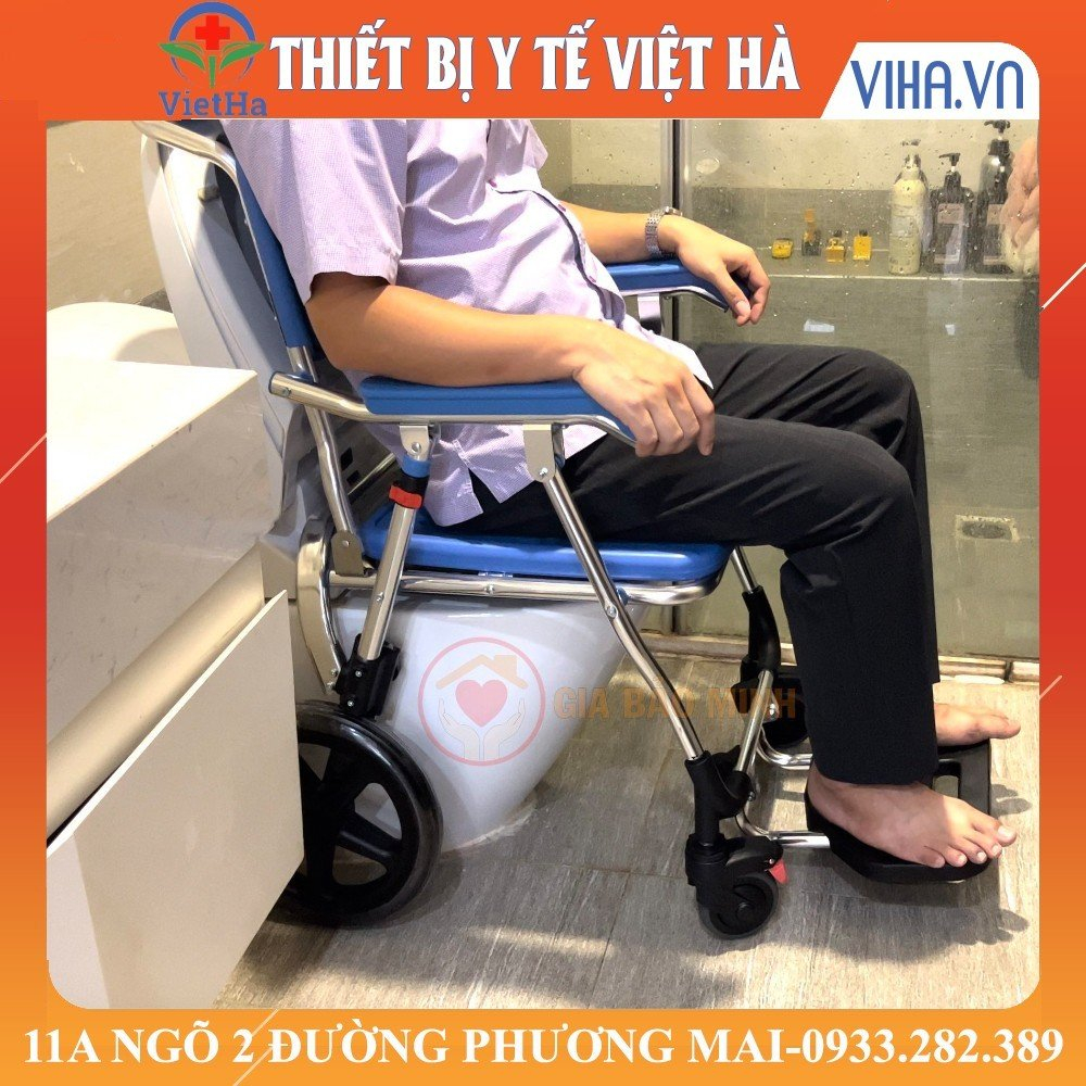 Xe Lăn Ghế Bô Ghế Tắm Đa Năng GBM 019